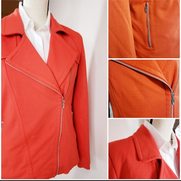 Rafaella  jacket size M - bright coral color - Picture 2 of 2
